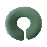 Maxbell Face Down Pillow Ergonomic Comfortable Face Cushion for Desk Office Airplane Dark Green