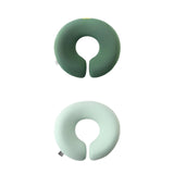 Maxbell Face Down Pillow Ergonomic Comfortable Face Cushion for Desk Office Airplane Dark Green