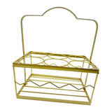 Maxbell Portable Beer Carrier 6 Bottles Drink Organizer Beer Holder for Picnic Party Gold