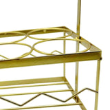 Maxbell Portable Beer Carrier 6 Bottles Drink Organizer Beer Holder for Picnic Party Gold