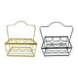 Maxbell Portable Beer Carrier 6 Bottles Drink Organizer Beer Holder for Picnic Party Gold