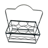 Maxbell Portable Beer Carrier 6 Bottles Drink Organizer Beer Holder for Picnic Party Black