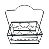 Maxbell Portable Beer Carrier 6 Bottles Drink Organizer Beer Holder for Picnic Party Black