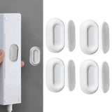 Maxbell 4x Portable Remote Holder Universal Sturdy TV Remote Control Rack for Office White