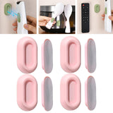 Maxbell 4x Portable Remote Holder Universal Sturdy TV Remote Control Rack for Office Pink