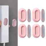 Maxbell 4x Portable Remote Holder Universal Sturdy TV Remote Control Rack for Office Pink