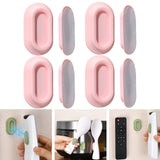 Maxbell 4x Portable Remote Holder Universal Sturdy TV Remote Control Rack for Office Pink