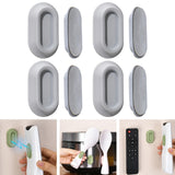 Maxbell 4x Portable Remote Holder Universal Sturdy TV Remote Control Rack for Office Gray