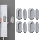 Maxbell 4x Portable Remote Holder Universal Sturdy TV Remote Control Rack for Office Gray