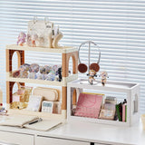 Maxbell Storage Rack Kitchen Decor Office Folding Dresser Top Desktop Desk Bookshelf 2 Layer