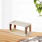 Maxbell Storage Rack Kitchen Decor Office Folding Dresser Top Desktop Desk Bookshelf 2 Layer