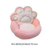 Maxbell 1 Seater Sofa Furniture Cat Claw Shaped Soft for Office Living Room Fireside Pink