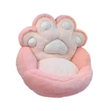 Maxbell 1 Seater Sofa Furniture Cat Claw Shaped Soft for Office Living Room Fireside Pink