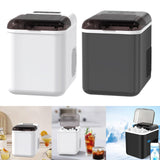 Maxbell Ice Maker Machine Mini Automatic Ice Making Machine for Office Party Kitchen White