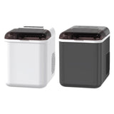Maxbell Ice Maker Machine Mini Automatic Ice Making Machine for Office Party Kitchen White