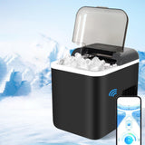 Maxbell Ice Maker Machine Mini Automatic Ice Making Machine for Office Party Kitchen Black