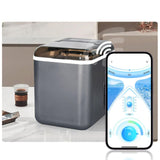 Maxbell Ice Maker Machine Mini Automatic Ice Making Machine for Office Party Kitchen Black