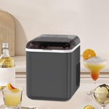 Maxbell Ice Maker Machine Mini Automatic Ice Making Machine for Office Party Kitchen Black