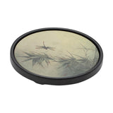 Maxbell Gongfu Tea Tray Fruit Platter Water Absorbing Round for Household Table Home