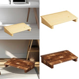 Maxbell Foot Rest for Under Office Desk at Work Footrest for Bathroom Office Working Wood