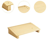 Maxbell Foot Rest for Under Office Desk at Work Footrest for Bathroom Office Working Wood