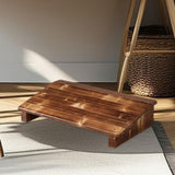 Maxbell Foot Rest for Under Office Desk at Work Footrest for Bathroom Office Working Brown