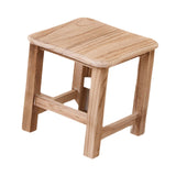 Maxbell Wooden Step Stool Change Shoe Stool Footrest for Bedside Doorway Living Room 30cmx30cmx30cm