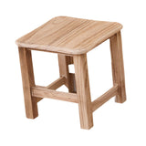 Maxbell Wooden Step Stool Change Shoe Stool Footrest for Bedside Doorway Living Room 30cmx30cmx30cm