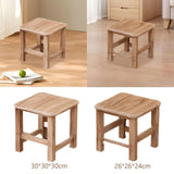 Maxbell Wooden Step Stool Change Shoe Stool Footrest for Bedside Doorway Living Room 30cmx30cmx30cm