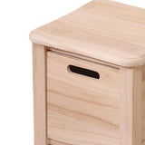 Maxbell Wooden Foot Stool with Drawer Sitting Footstool for Indoor Outdoor Home Dorm 30cmx30cmx30cm