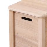 Maxbell Wooden Foot Stool with Drawer Sitting Footstool for Indoor Outdoor Home Dorm 30cmx30cmx35cm