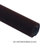Maxbell Suede Fabric Wrap 20"x50" Film for Home Decoration Car Inner Roof Upholstery Dark Brown