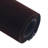 Maxbell Suede Fabric Wrap 20"x50" Film for Home Decoration Car Inner Roof Upholstery Dark Brown