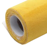 Maxbell Suede Fabric Wrap 20"x50" Film for Home Decoration Car Inner Roof Upholstery Yellow