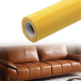 Maxbell Suede Fabric Wrap 20"x50" Film for Home Decoration Car Inner Roof Upholstery Yellow