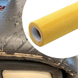 Maxbell Suede Fabric Wrap 20"x50" Film for Home Decoration Car Inner Roof Upholstery Yellow
