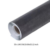 Maxbell Suede Fabric Wrap 20"x50" Film for Home Decoration Car Inner Roof Upholstery Dark Gray