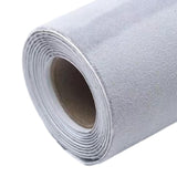 Maxbell Suede Fabric Wrap 20"x50" Film for Home Decoration Car Inner Roof Upholstery Light Gray