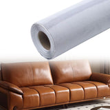 Maxbell Suede Fabric Wrap 20"x50" Film for Home Decoration Car Inner Roof Upholstery Light Gray