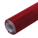 Maxbell Suede Fabric Wrap 20"x50" Film for Home Decoration Car Inner Roof Upholstery Red