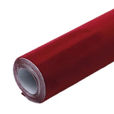 Maxbell Suede Fabric Wrap 20"x50" Film for Home Decoration Car Inner Roof Upholstery Red