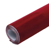 Maxbell Suede Fabric Wrap 20"x50" Film for Home Decoration Car Inner Roof Upholstery Red