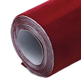 Maxbell Suede Fabric Wrap 20"x50" Film for Home Decoration Car Inner Roof Upholstery Red