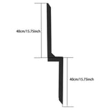 Maxbell 2 Pieces Fence Post Repair Stake Sturdy Heavy Duty for Home Repairing Garden Style A