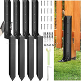 Maxbell Fence Post Repair Stake Replace Sturdy Accessories for Home Repairing Garden