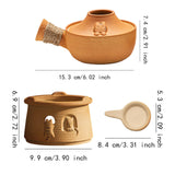 Maxbell Teapot Warmer Decor Candle Heating Teaware Base Holder for Water Home Coffee With Base