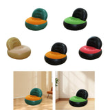 Maxbell Inflatable Sofa Multifunctional Comfortable Lazy Sofa for Home Garden Spring Green Orange
