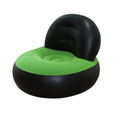 Maxbell Inflatable Sofa Multifunctional Comfortable Lazy Sofa for Home Garden Spring Black Green