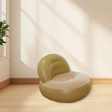 Maxbell Inflatable Sofa Multifunctional Comfortable Lazy Sofa for Home Garden Spring Beige