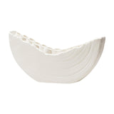 Maxbell Creative Vase Simple Unique Modern for Office Table Centerpiece Coffee Table White